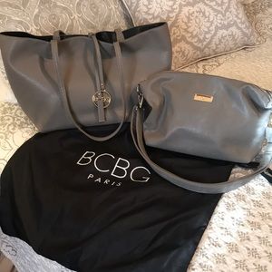BCBG Reversible Tote & Matching Crossbody